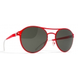 Mykita - Sparrow - Mykita First - Rosso Nero - Metal Collection - Occhiali da Sole - Mykita Eyewear