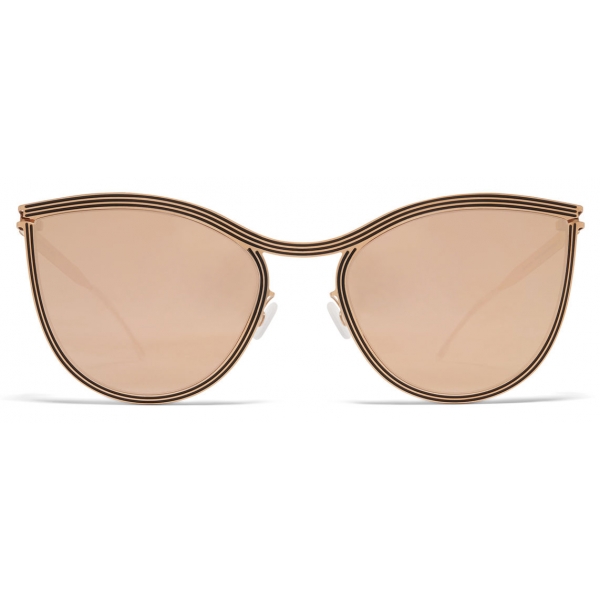 Mykita - Studio 6.2 - Mykita Studio - Champagne Gold Black - Metal Collection - Sunglasses - Mykita Eyewear