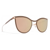 Mykita - Studio 6.2 - Mykita Studio - Champagne Gold Black - Metal Collection - Sunglasses - Mykita Eyewear