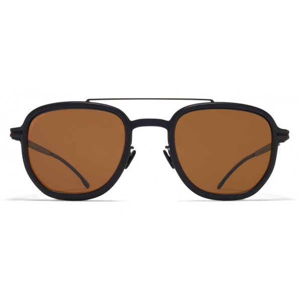 Mykita - Alder - Mykita Mylon - Black Amber Brown - Metal Collection - Sunglasses - Mykita Eyewear