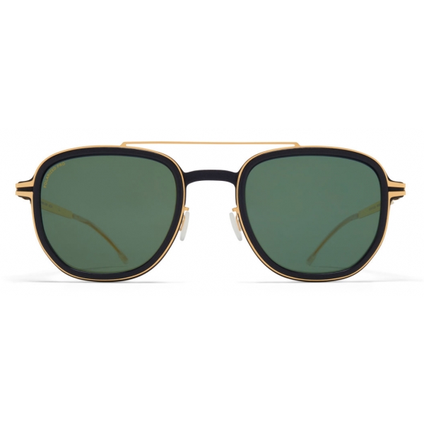 Mykita - Alder - Mykita Mylon - Black Gold Green - Metal Collection - Sunglasses - Mykita Eyewear