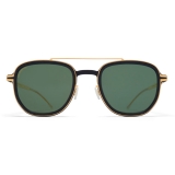 Mykita - Alder - Mykita Mylon - Black Gold Green - Metal Collection - Sunglasses - Mykita Eyewear