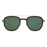 Mykita - Alder - Mykita Mylon - Nero Oro Verde - Metal Collection - Occhiali da Sole - Mykita Eyewear