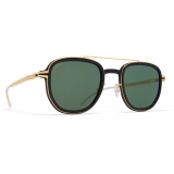 Mykita - Alder - Mykita Mylon - Black Gold Green - Metal Collection - Sunglasses - Mykita Eyewear