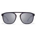 Mykita - Pabu - Mykita Mylon - Black Shiny Silver - Mylon Collection - Sunglasses - Mykita Eyewear