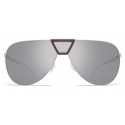 Mykita - Pepper - Mykita Mylon - Grigio Tortora Argento - Metal Collection - Occhiali da Sole - Mykita Eyewear