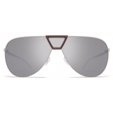 Mykita - Pepper - Mykita Mylon - Grigio Tortora Argento - Metal Collection - Occhiali da Sole - Mykita Eyewear