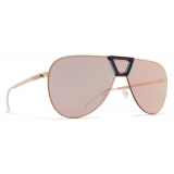 Mykita - Pepper - Mykita Mylon - Oro Champagne Marrone - Metal Collection - Occhiali da Sole - Mykita Eyewear