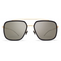 Mykita - Reed - Mykita Mylon - Black Gold Gun Metal - Metal Collection - Sunglasses - Mykita Eyewear