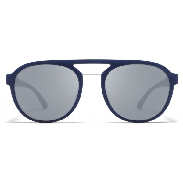 Mykita - Sting - Mykita Mylon - Navy Blue Silver - Mylon Collection - Sunglasses - Mykita Eyewear