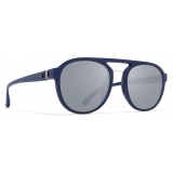 Mykita - Sting - Mykita Mylon - Blu Navy Argento - Mylon Collection - Occhiali da Sole - Mykita Eyewear