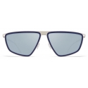 Mykita - Tribe - Mykita Mylon - Navy Blue Silver - Mylon Collection - Sunglasses - Mykita Eyewear