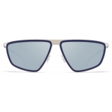 Mykita - Tribe - Mykita Mylon - Navy Blue Silver - Mylon Collection - Sunglasses - Mykita Eyewear