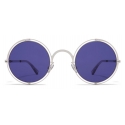 Mykita - MMCRAFT001 - Mykita & Maison Margiela - Silver Indigo - Metal Collection - Sunglasses - Mykita Eyewear
