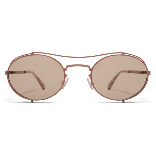 Mykita - MMCRAFT002 - Mykita & Maison Margiela - Copper Light Brown - Metal  Collection - Sunglasses - Mykita Eyewear - Avvenice