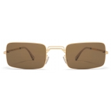 Mykita - MMCRAFT003 - Mykita & Maison Margiela - Oro Marrone - Metal Collection - Occhiali da Sole - Mykita Eyewear