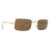 Mykita - MMCRAFT003 - Mykita & Maison Margiela - Oro Marrone - Metal Collection - Occhiali da Sole - Mykita Eyewear