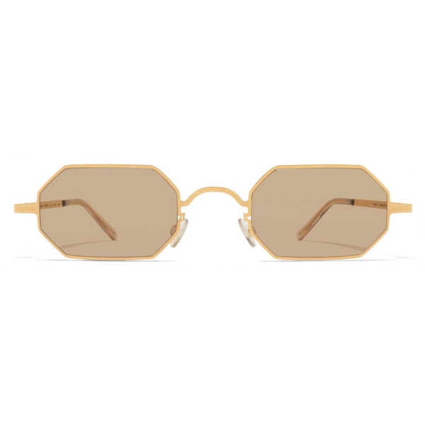 Mykita - MMCRAFT004 - Mykita & Maison Margiela - Gold Brown - Metal Collection - Sunglasses - Mykita Eyewear