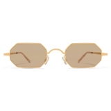 Mykita - MMCRAFT004 - Mykita & Maison Margiela - Oro Marrone - Metal Collection - Occhiali da Sole - Mykita Eyewear