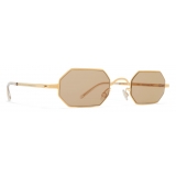 Mykita - MMCRAFT004 - Mykita & Maison Margiela - Gold Brown - Metal Collection - Sunglasses - Mykita Eyewear