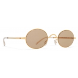 Mykita - MMCRAFT005 - Mykita & Maison Margiela - Gold Brown - Metal Collection - Sunglasses - Mykita Eyewear