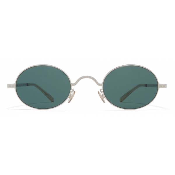 Mykita - MMCRAFT005 - Mykita & Maison Margiela - Silver Dark Green - Metal  Collection - Sunglasses - Mykita Eyewear - Avvenice