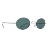 Mykita - MMCRAFT005 - Mykita & Maison Margiela - Silver Dark Green - Metal Collection - Sunglasses - Mykita Eyewear