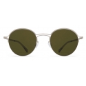 Mykita - MMCRAFT014 - Mykita & Maison Margiela - Matte Silver Green - Metal Collection - Sunglasses - Mykita Eyewear