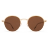 Mykita - MMCRAFT014 - Mykita & Maison Margiela - Glossy Gold Brown - Metal Collection - Sunglasses - Mykita Eyewear