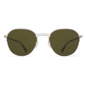 Mykita - MMCRAFT016 - Mykita & Maison Margiela - Matt Silver Black Green - Metal Collection - Sunglasses - Mykita Eyewear