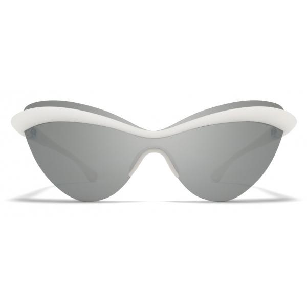 Mykita - MMECHO001 - Mykita & Maison Margiela - White - Mylon Collection - Sunglasses - Mykita Eyewear