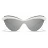 Mykita - MMECHO001 - Mykita & Maison Margiela - Bianco - Mylon Collection - Occhiali da Sole - Mykita Eyewear