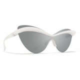 Mykita - MMECHO001 - Mykita & Maison Margiela - White - Mylon Collection - Sunglasses - Mykita Eyewear