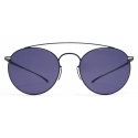 Mykita - MMESSE006 - Mykita & Maison Margiela - Blu Scuro Indaco - Metal Collection - Occhiali da Sole - Mykita Eyewear