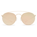 Mykita - MMESSE006 - Mykita & Maison Margiela - Oro Champagne - Metal Collection - Occhiali da Sole - Mykita Eyewear