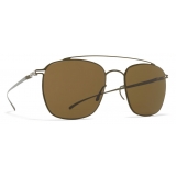 Mykita - MMESSE006 - Mykita & Maison Margiela - Verde Marrone - Metal Collection - Occhiali da Sole - Mykita Eyewear