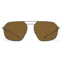 Mykita - MMESSE026 - Mykita & Maison Margiela - Green Brown - Metal Collection - Sunglasses - Mykita Eyewear