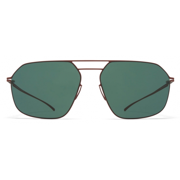 Mykita - MMESSE026 - Mykita & Maison Margiela - Matte Brown Dark Green - Metal Collection - Sunglasses - Mykita Eyewear