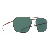 Mykita - MMESSE026 - Mykita & Maison Margiela - Matte Brown Dark Green - Metal Collection - Sunglasses - Mykita Eyewear