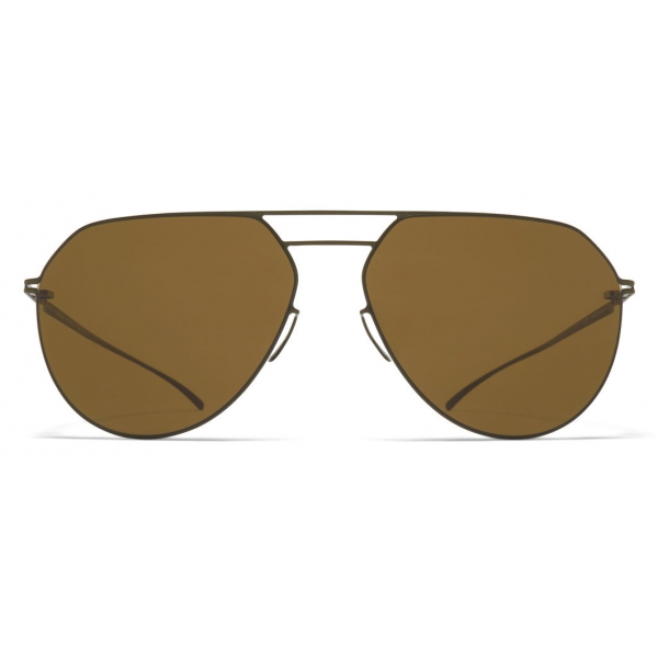 Mykita - MMESSE027 - Mykita & Maison Margiela - Green Brown - Metal Collection - Sunglasses - Mykita Eyewear