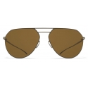 Mykita - MMESSE027 - Mykita & Maison Margiela - Green Brown - Metal Collection - Sunglasses - Mykita Eyewear