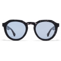 Mykita - MMRAW007 - Mykita & Maison Margiela - Black Havana Sky Blue - Acetate Collection - Sunglasses - Mykita Eyewear