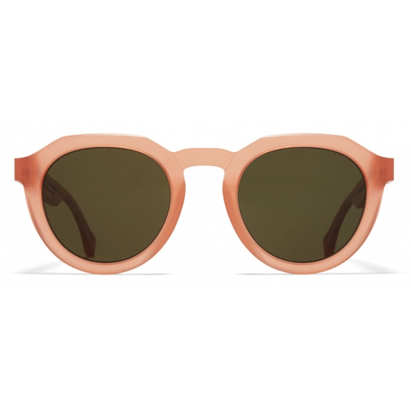 Mykita - MMRAW007 - Mykita & Maison Margiela - Misty Peach Green - Acetate Collection - Sunglasses - Mykita Eyewear
