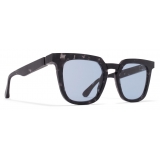 Mykita - MMRAW008 - Mykita & Maison Margiela - Black Havana Sky Blue - Acetate Collection - Sunglasses - Mykita Eyewear