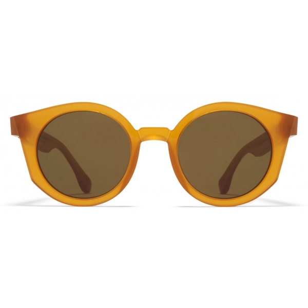 Mykita - MMRAW013 - Mykita & Maison Margiela - Amber Brown - Acetate  Collection - Sunglasses - Mykita Eyewear - Avvenice