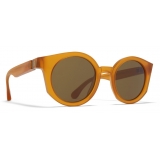 Mykita - MMRAW013 - Mykita & Maison Margiela - Amber Brown - Acetate Collection - Sunglasses - Mykita Eyewear