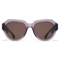 Mykita - MMRAW014 - Mykita & Maison Margiela - Smoke Brown - Acetate Collection - Sunglasses - Mykita Eyewear