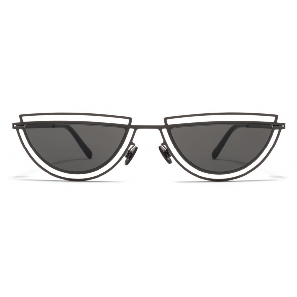 Mykita Monogram Mykita And Damir Doma Black Dark Grey Metal Collection Sunglasses 