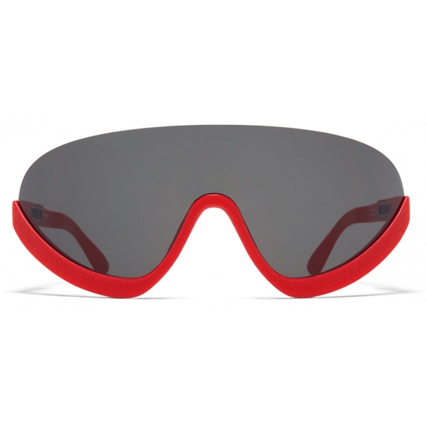 Mykita - Blaze - Mykita & Bernhard Willhelm - Red Dark Grey - Mylon Collection - Sunglasses - Mykita Eyewear