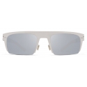 Mykita - New - Mykita & Bernhard Willhelm - Silver White - Metal Collection - Sunglasses - Mykita Eyewear